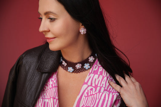 Намисто "Пурпурове поле"