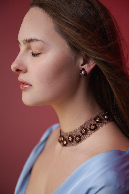 Намисто "Карамельний сад"