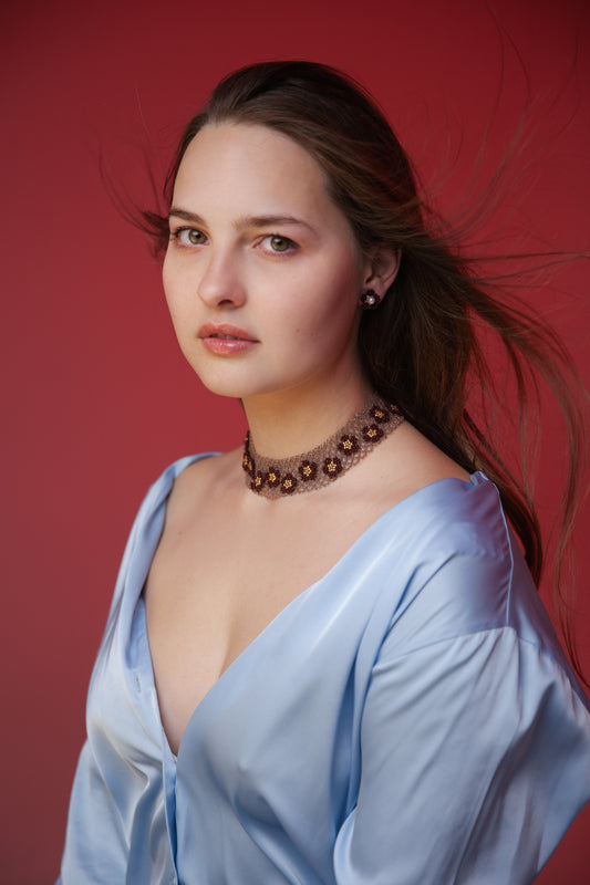 Намисто "Карамельний сад"