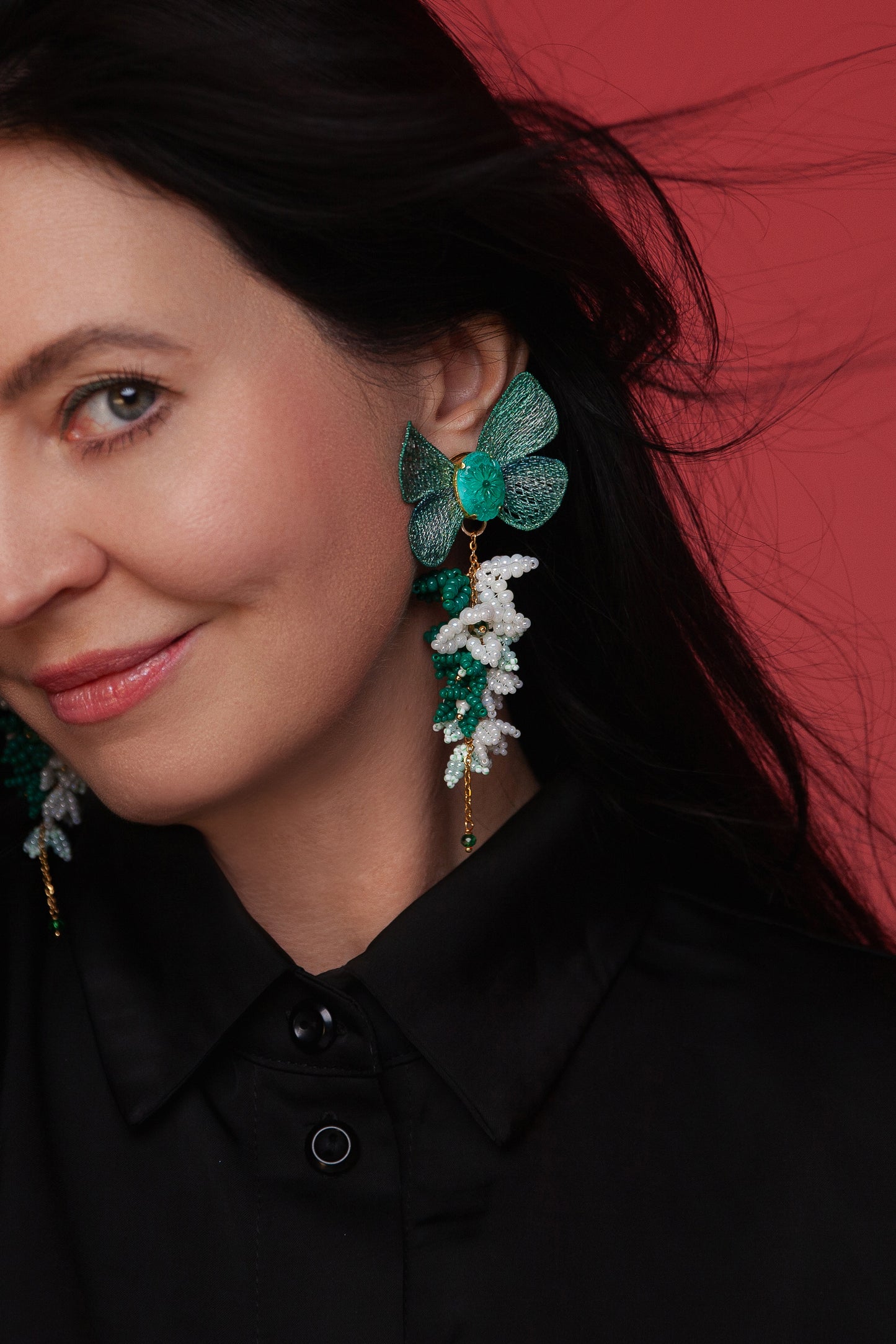 Сережки «Метелик Луна»