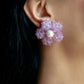 Кліпси «Crystal Bloom Лаванда» - Star.Kasage