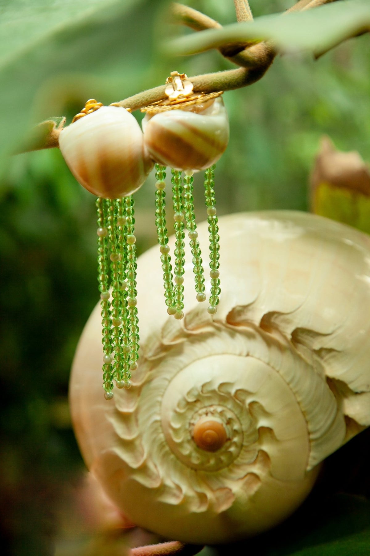 Кліпси "Emerald Lagoon Drops" - Star.Kasage