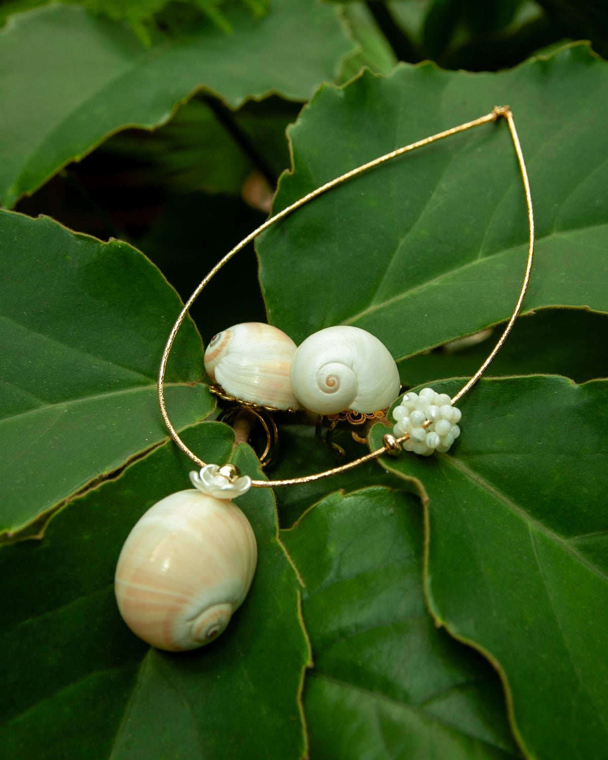 Кольє "Emerald Lagoon Shell" - Star.Kasage