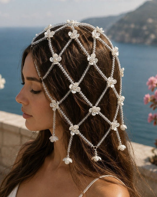 Кришталева шапочка «White Petal» - Star.Kasage