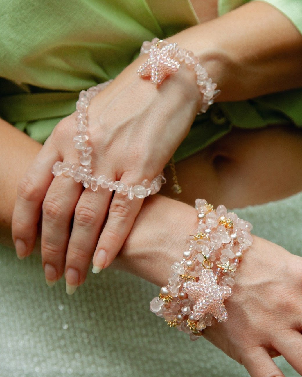Slave-браслет "Pink Reef Touch" - Star.Kasage