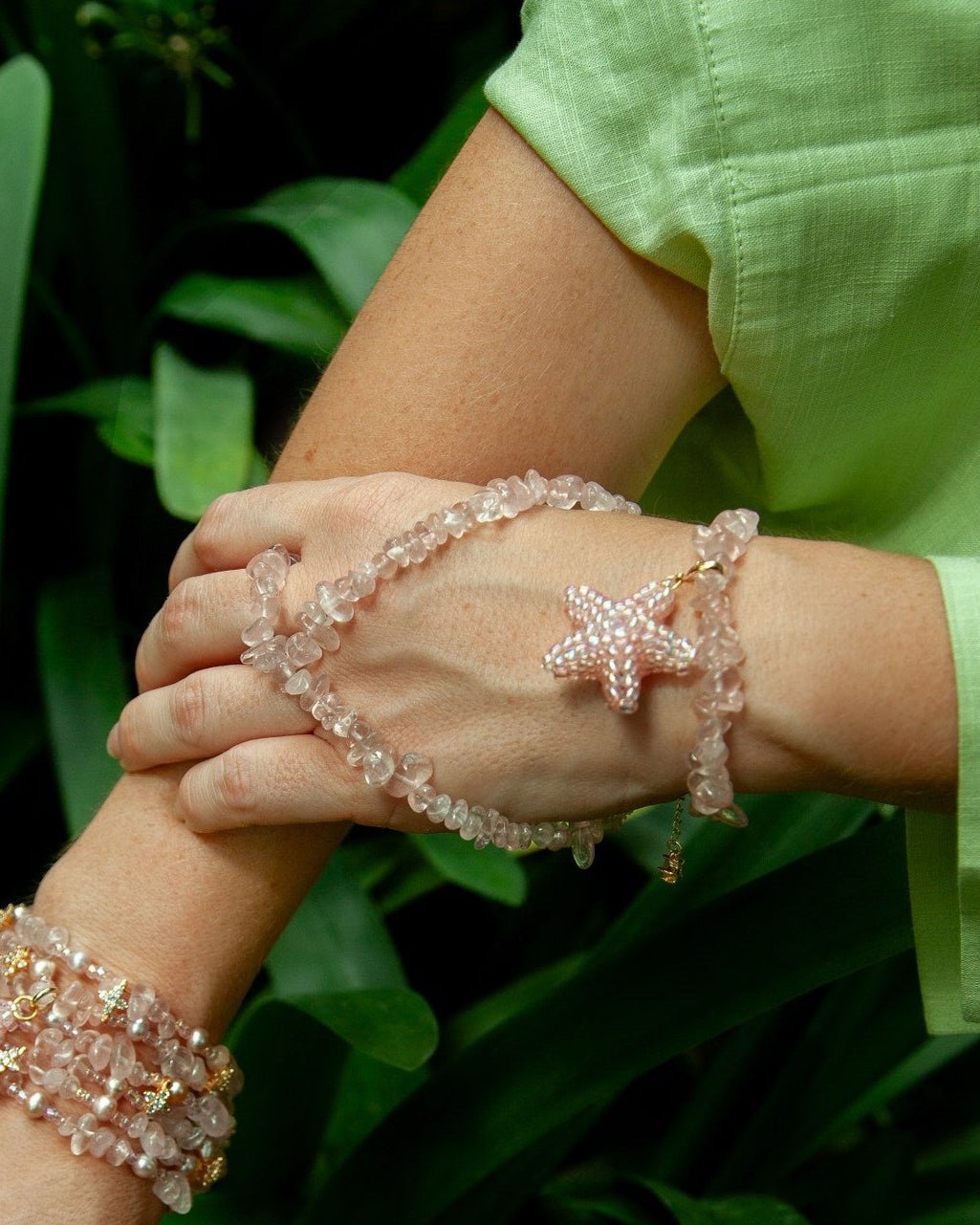 Slave-браслет "Pink Reef Touch" - Star.Kasage